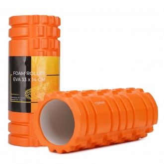 Массажный ролик Cornix EVA 33 x 14 см (валик, роллер) XR-0033 Orange. Харків. фото 1 Массажный ролик Cornix EVA 33 x 14 см (валик, роллер) XR-0033 Orange. Харків. фото 1