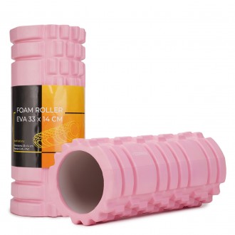 Массажный ролик Cornix EVA 33 x 14 см (валик, роллер) XR-0036 Light Pink. Харків. фото 1 Массажный ролик Cornix EVA 33 x 14 см (валик, роллер) XR-0036 Light Pink. Харків. фото 1