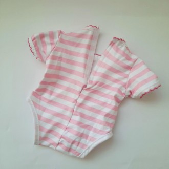 Одяг для ляльки 40-43 см, Бебі Борн (Baby Born).
Боді рожевий з єдинорогом. Поза. . фото 5