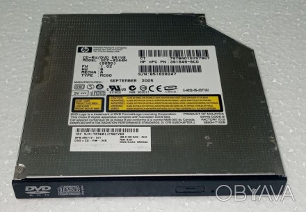 CD/RW DVD привод з ноутбука HP Compaq Nx6110 GCC-4244N 391649-6C0 IDE

Стан сп. . фото 1