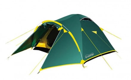 Палатка двухместная с тамбуром Tramp Colibri Plus 2 TRT-035, Green
Палатка Tramp. . фото 2