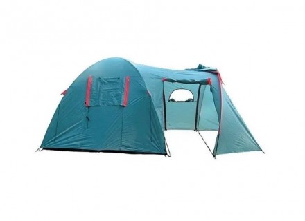 Четырехместная туристическая палатка Tramp Anaconda 4 TRT-078, Green\Red
Превосх. . фото 2