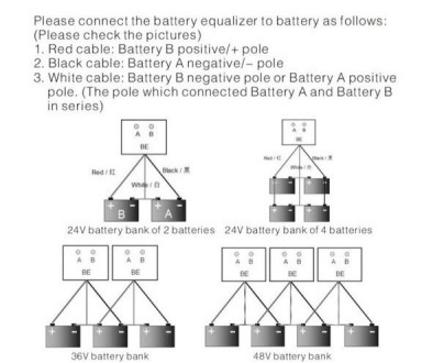 Балансир (еквалайзер батарей) для двох АКБ 12 Вольт (Battery Equalizer)
Застосов. . фото 6