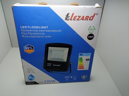 Світлодіодний прожектор Lezard 100W-6500K
LED прожектор/Світність — 100 Вт/Світо. . фото 3