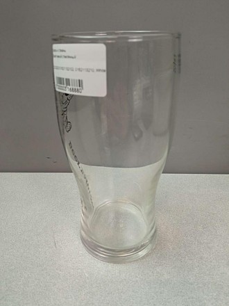 Бокал из прозрачного стекла для подачи пива. Классический дизайн бокала будет ум. . фото 3
