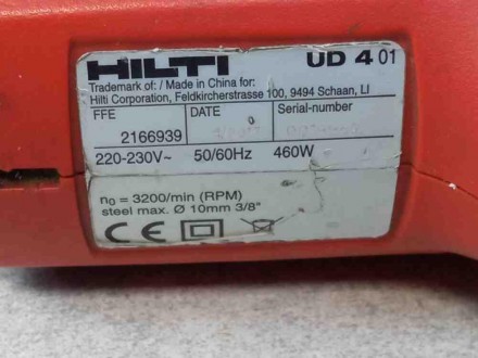 Легкая и компактная дрель-шуруповерт для работы с металлом и деревом Hilti UD-4
. . фото 3