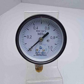 Манометр ДМ 05 призначений для вимірювання надлишкового тиску газу, води та заст. . фото 2