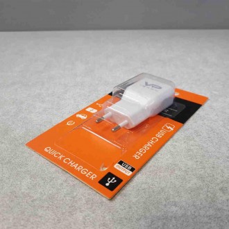 Veron AD-19 Quick 2.0 Home Charger — 1 USB — 2 A White
Внимание! Комісійний това. . фото 4