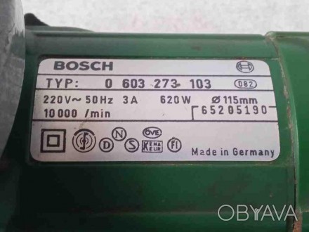 Шлифмашина Bosch PWS 620
Двигатель мощностью 620 Вт идеально подходит для выполн. . фото 1