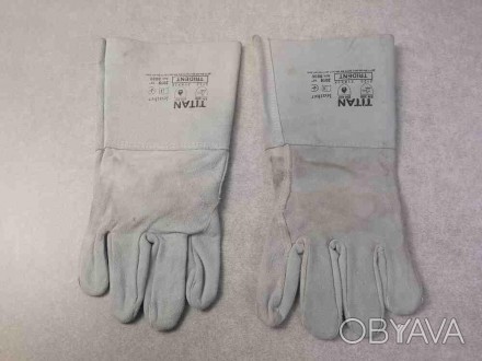 Опис товару:
Захисні зварювальні рукавички виготовлені з термостійкого спилка дл. . фото 1