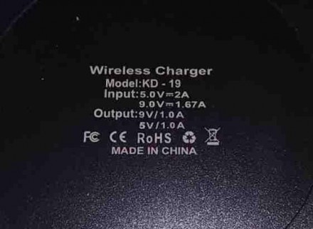 Wireless Charger KD-19
Внимание! Комісійний товар. Уточнюйте наявність і комплек. . фото 2