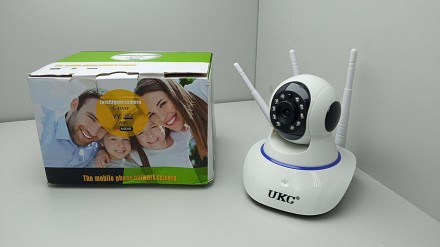 Беспроводная поворотная камера IP UKC Wi-Fi microSD 6030B позволит быть в курсе . . фото 2