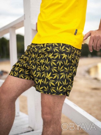 Чоловічі шорти для купання 420 Custom Wear – модель з цікавим принтом, виготовле. . фото 1