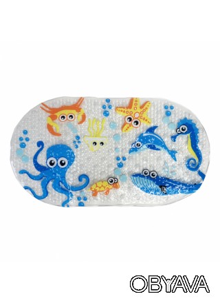 Для більш комфортного купання Вашого малюка допоможе антиковзаючий килимок у ван. . фото 1