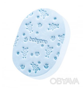 Губка для купання BabyOno (Блакитна). . фото 1 Дуже м'яка та унікальна губка, яка була створена спеціально для ніжної та чутлив. . фото 1