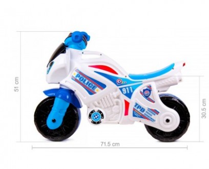 Дитячий беговел у вигляді мотоциклу від ТехноК Кожен малюк хоче відчути себе спр. . фото 5