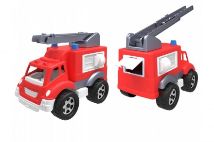 Детская игрушка пожарная машинка Машинка оборудована подвижной лестницей для пож. . фото 5