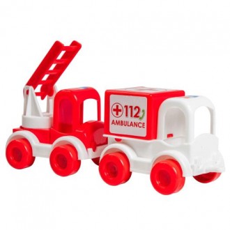 Набір машинок швидкої допомоги "Kid cars" від Tigres Серія тематичних іграшкових. . фото 8