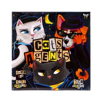 Игра настольная Cats Agents от Danko Toys Две противоборствующие группы кошек &n. . фото 2