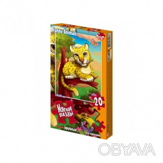 Пазли "Леопард" від українського виробника Danko Toys Товар відправляється по по. . фото 1