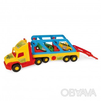 Іграшкова вантажівка "Super Truck" з авто-купе від Tigres Іграшкова вантажівка &. . фото 1