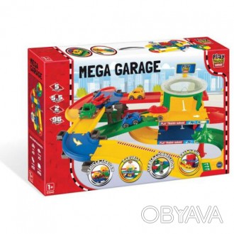 Іграшковий паркінг Play Tracks Garage з трасою Гараж з серії Play Tracks Garage . . фото 1