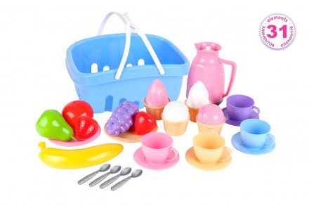 Набор игрушечной посуды от ТехноК Как вам идея организовать пикник для друзей Мо. . фото 2