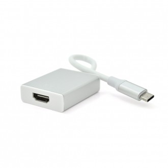Конвертер Type-C (папа) на HDMI(мама) 10cm, Silver, 4K/2K, Пакет. Кривий Ріг. фото 1
Конвертер Type-C (папа) на HDMI(мама) 10cm, Silver, 4K/2K, Пакет. Кривий Ріг. фото 1