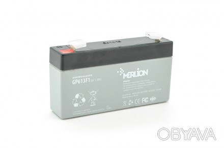 
	Аккумуляторная батарея MERLION AGM GP613F1 - правильная батарея для устройств . . фото 1