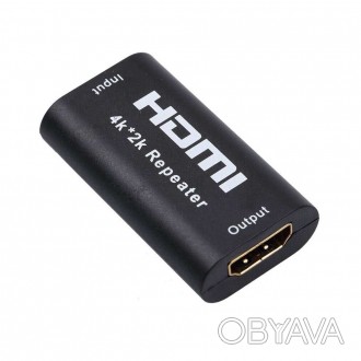 Усилитель HDMI сигнала (HDMI repeater) до 40 метров, 4K/2K