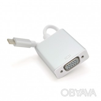
	Переходник USB 3.1 Type-C (штекер Папа) - VGA (разъём Мама) – это удобное реше. . фото 1