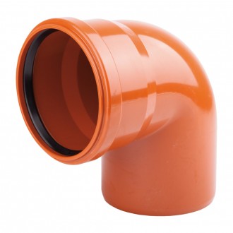 Колено ПВХ канализационное Ostendorf KG 200, 45&deg;. Одесса. фото 1