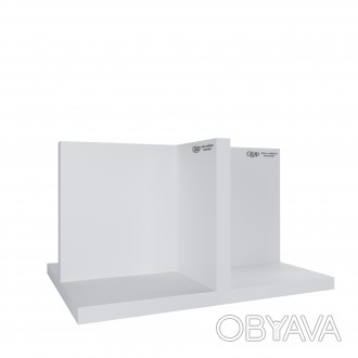 Стенд Qtap для керамики, крестообразный 1060х1820х1360 мм, белый (комплект)