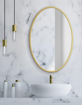 Кругле дзеркало - ідеальне доповнення до ванної кімнати, передпокою, гардеробу, . . фото 3