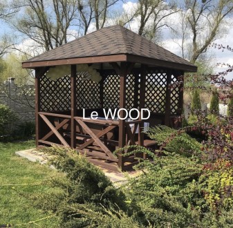 Компанія «Le WOOD» пропонує:
- каркасні дачні будинки, 
- дровітні. . фото 4
