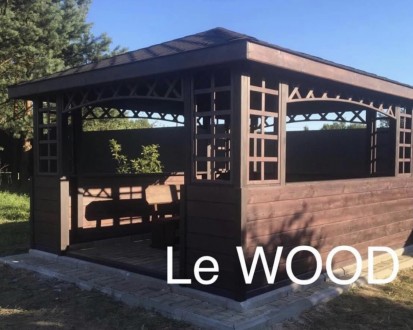 Компанія «Le WOOD» пропонує:
- каркасні дачні будинки, 
- дровітні. . фото 3