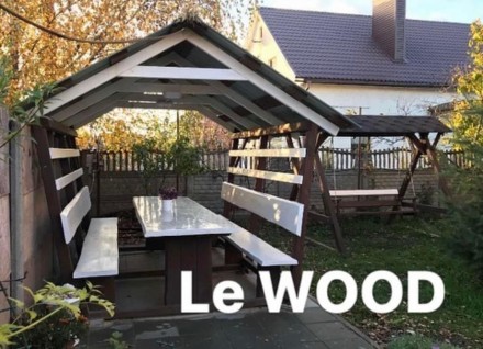 Компанія «Le WOOD» пропонує:
- каркасні дачні будинки, 
- дровітні. . фото 11