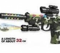 
Пистолет с проектором, световыми и звуковыми эффектами "World of gun" арт. 813
. . фото 6