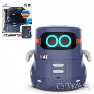 Умный робот с сенсорным управлением и обучающими карточками "AT-ROBOT 2" арт. AT. . фото 1