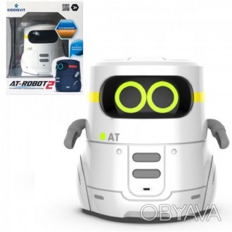 Умный робот с сенсорным управлением и обучающими карточками "AT-ROBOT 2" арт. AT. . фото 1