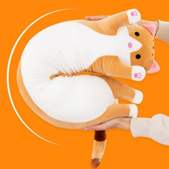 Мягкая игрушка "Кот - батон" (90 см) арт. M 14480
Милое животное изготовлено из . . фото 5