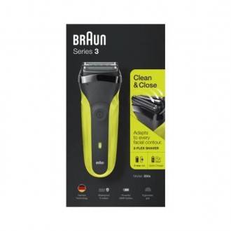 Электробритва Braun Series 3 300s-5408-black-green Инновационная модель Braun Se. . фото 3