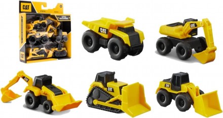 Включает в себя 5 мини-автомобилей: Cat Construction Little Machines 5 Pack вклю. . фото 2