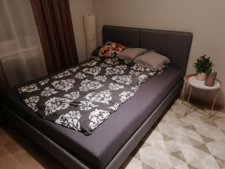 
Двоспальне ліжко Acoma 160X200 Сірий : стильна і сучасна модель від меблевої ко. . фото 3