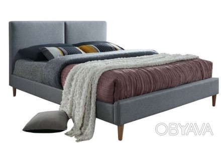 
Двоспальне ліжко Acoma 160X200 Сірий : стильна і сучасна модель від меблевої ко. . фото 1
