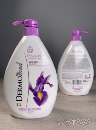 Рідке крем-мило/піна для ванни DermoMed Квітка ірису. 1,000ml. Країна виробник: