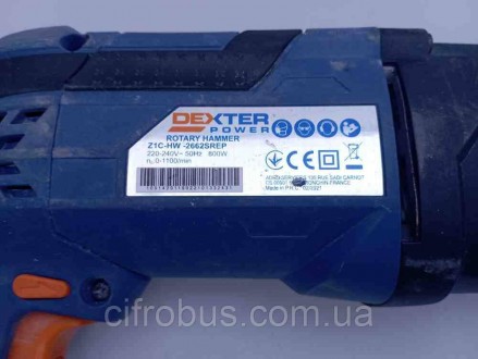 Перфоратор Dexter Z1C-HW-2662SREP потужний трирежимний інструмент для свердління. . фото 7