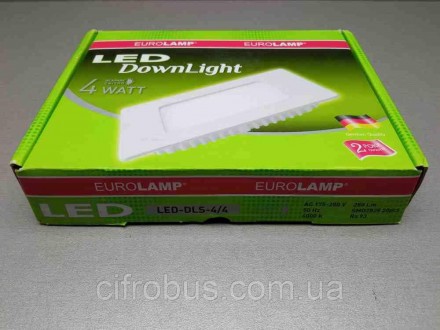 Світильник точковий врізний Eurolamp LED-DLS-4/4
Внимание! Комісійний товар. Уто. . фото 3