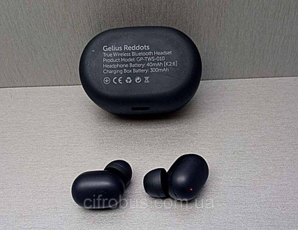Bluetooth TWS гарнітура Gelius Pro BlackDots Black — це ультралегкі навушники, з. . фото 5
