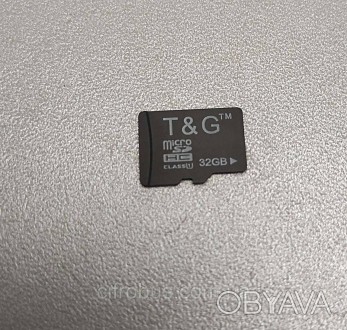Картка пам'яті формату MicroSD 32Gb — компактний електронний запам'ятний пристрі. . фото 1